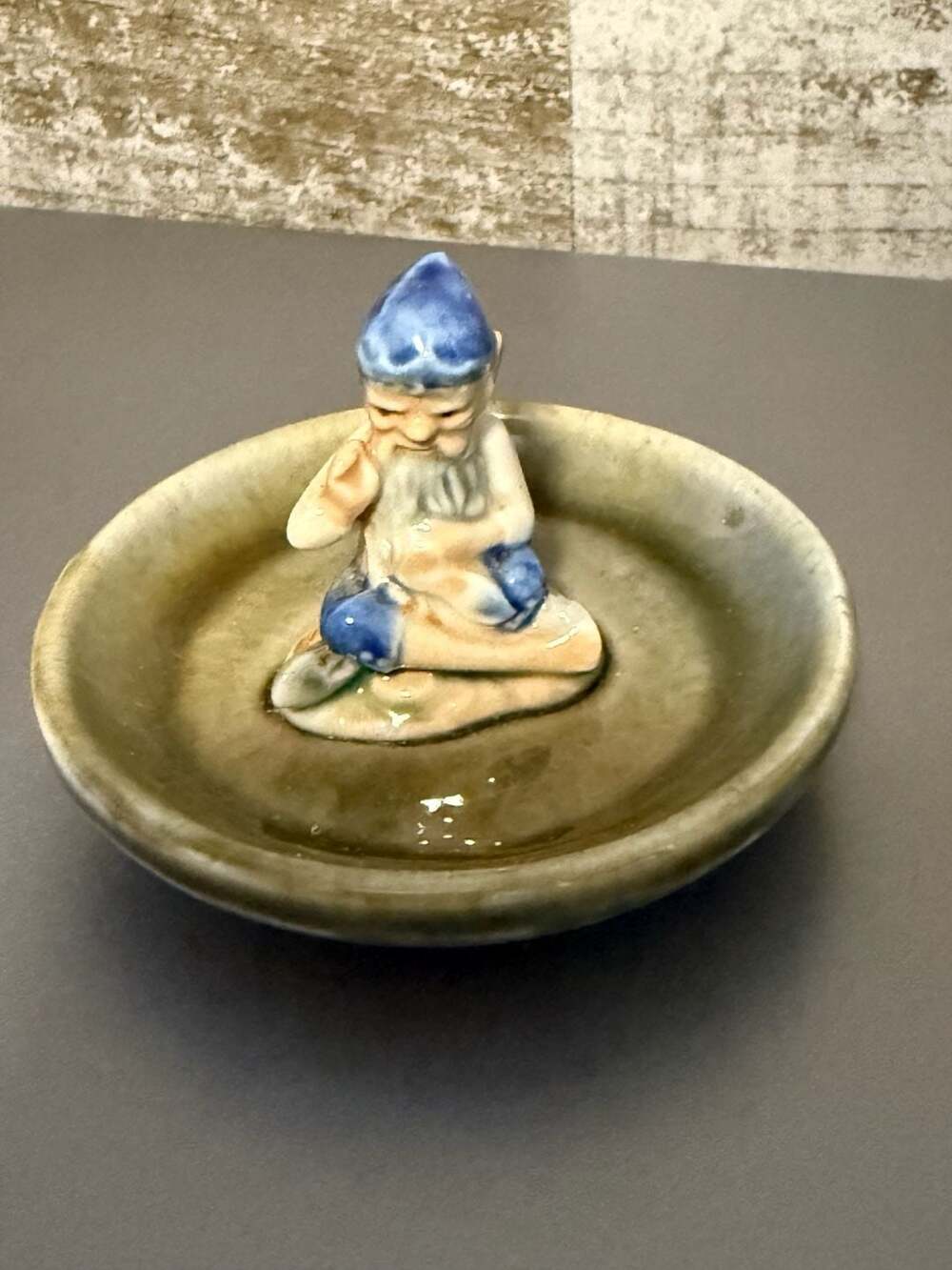 Wade Irish Porcelain Leprechaun Ring Pin Trinket Dish